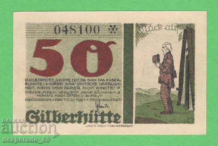 (¯`'•.¸NOTGELD (City of Harzgerode) 1921 UNC -50 Pfennig¸.•'´¯) with price 2.40 BGN | € 1.23 (¯`'•.¸NOTGELD (City of Harzgerode) 1921 UNC -50 Pfennig¸.•'´¯) with price 2.40 BGN | € 1.23