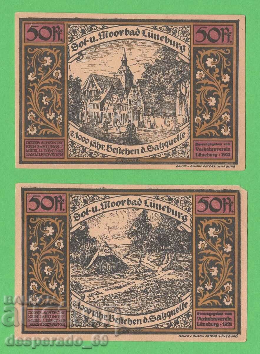 (¯`'•.¸NOTGELD (City of Lüneburg) 1921 UNC -2 banknotes¸.•'´¯) with price 6.00 BGN | € 3.07 (¯`'•.¸NOTGELD (City of Lüneburg) 1921 UNC -2 banknotes¸.•'´¯) with price 6.00 BGN | € 3.07