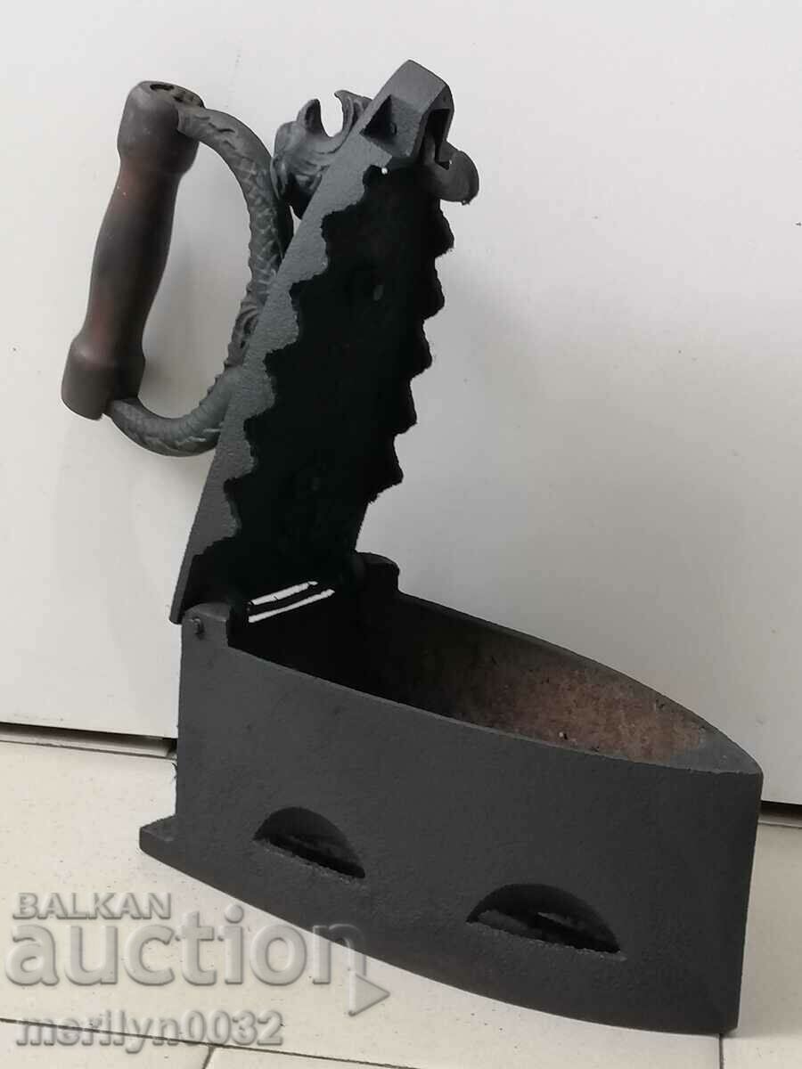 An old iron on fire - 5 An old iron on fire - 5