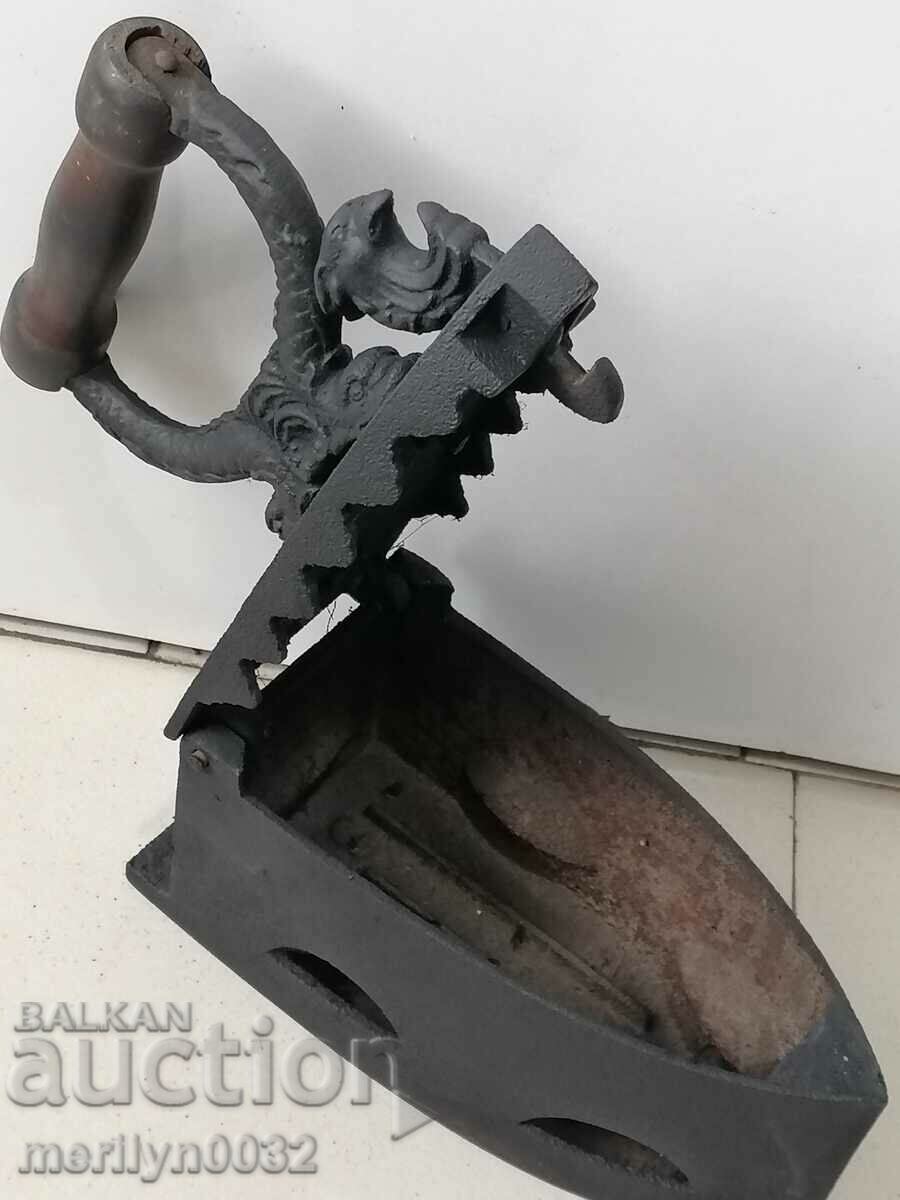 An old iron on fire - 6 An old iron on fire - 6