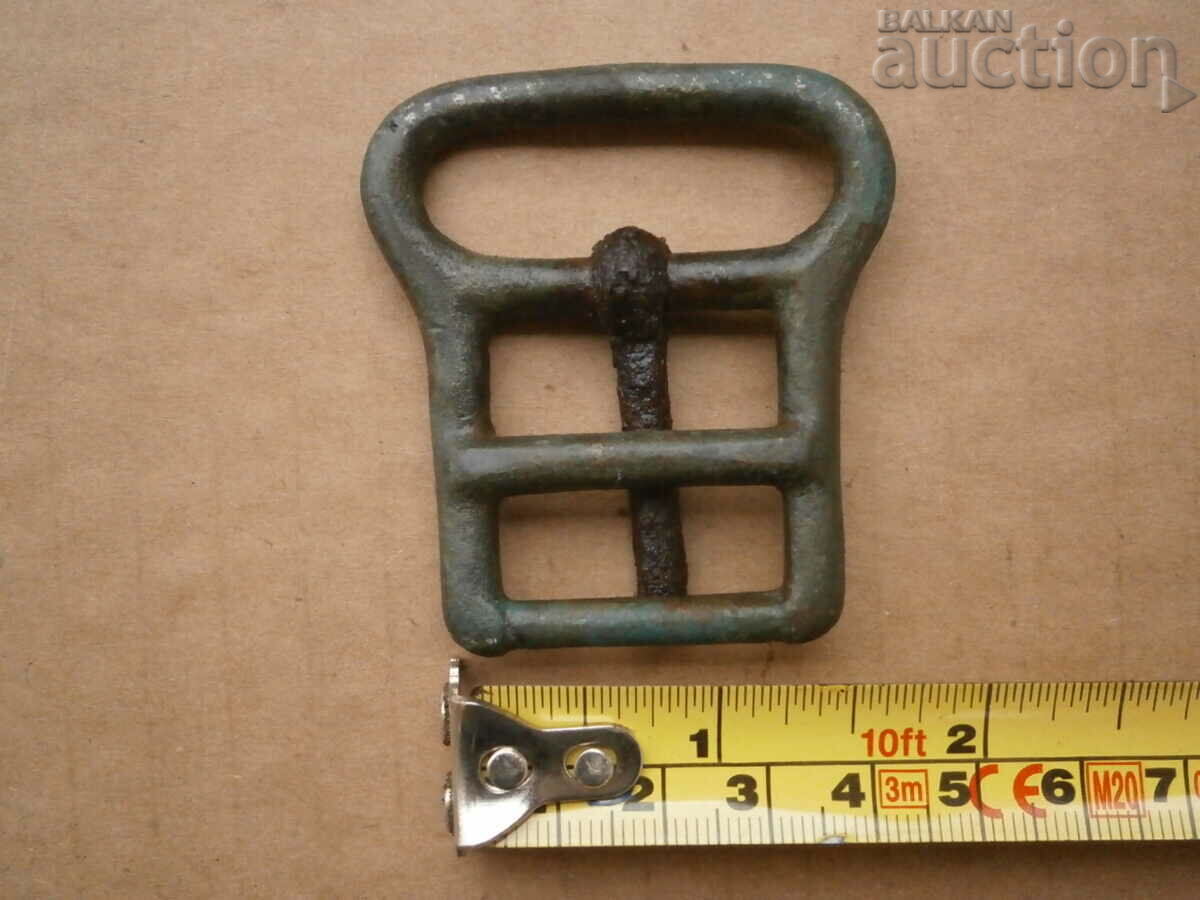 antique WW1 WWI bronze cavalry saddle belt buckle - 5 antique WW1 WWI bronze cavalry saddle belt buckle - 5