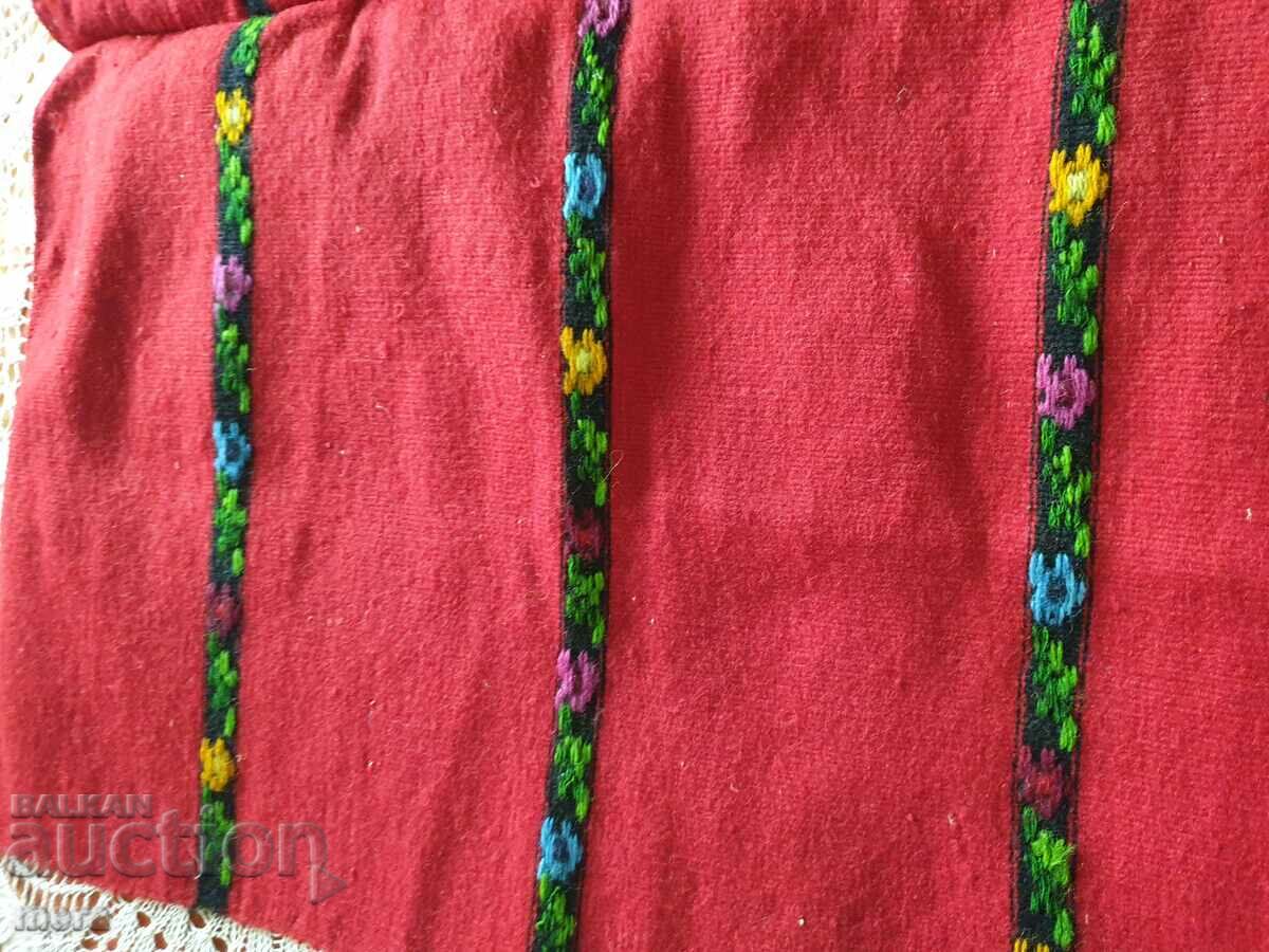 Auction  Large authentic wool apron