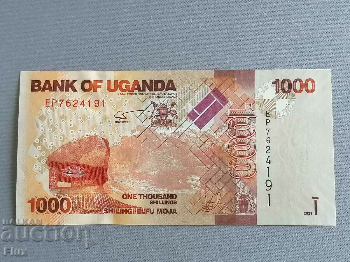 Bancnotă - Uganda - 1000 șilingi UNC | 2021