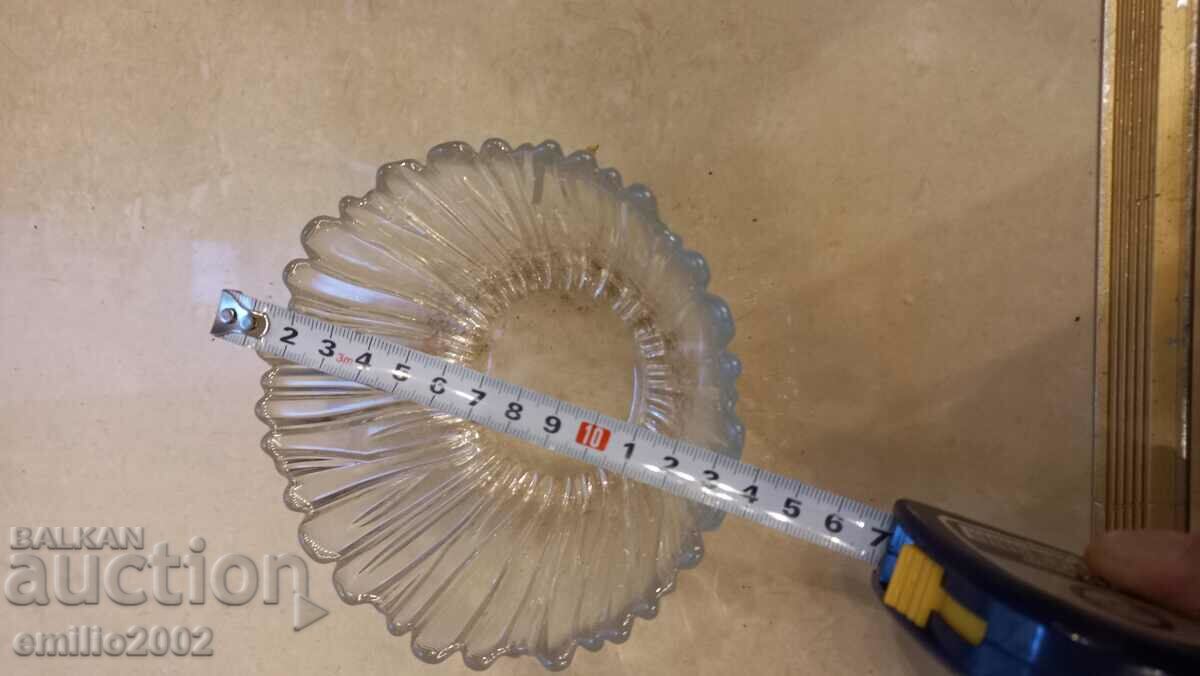 Glass candy box retro social with price 5.00 BGN | € 2.56 Glass candy box retro social with price 5.00 BGN | € 2.56