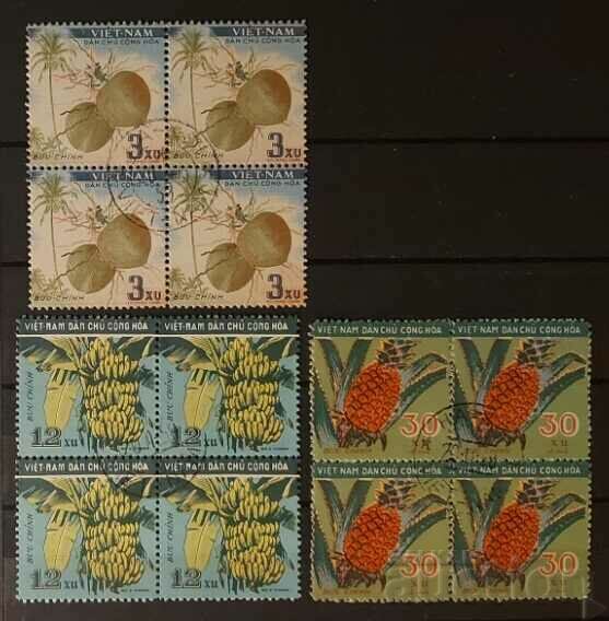 North Vietnam 1959 Flora/Fruit Stamp Square