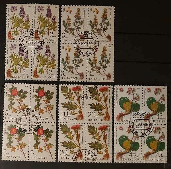 USSR 1985 Flora/Flowers Stamp Square