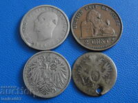 Ενδιαφέροντα νομίσματα (4 τεμάχια)