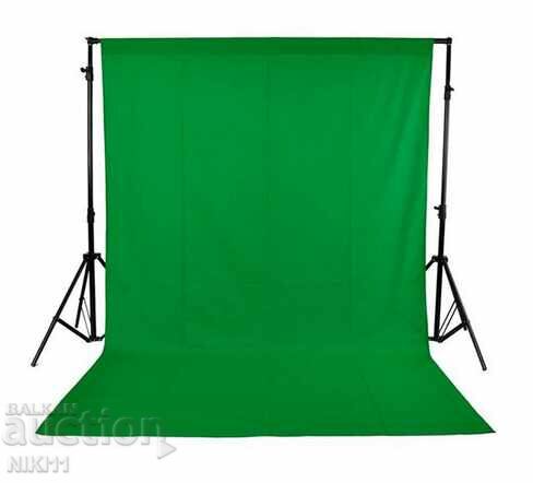 Зелен екран за фото и видео ефекти , зелен фон 1 х 1.6м