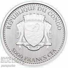 Silver 1oz CONGO SILVERBACK GORILA 2017 READ!!! with price 129.00 BGN | € 65.96