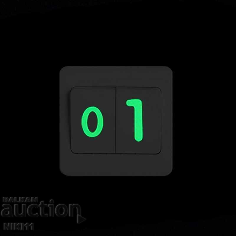 Luminous stickers numbers, numbers, decoration for children's room with price 10.00 BGN | € 5.11 Luminous stickers numbers, numbers, decoration for children's room with price 10.00 BGN | € 5.11