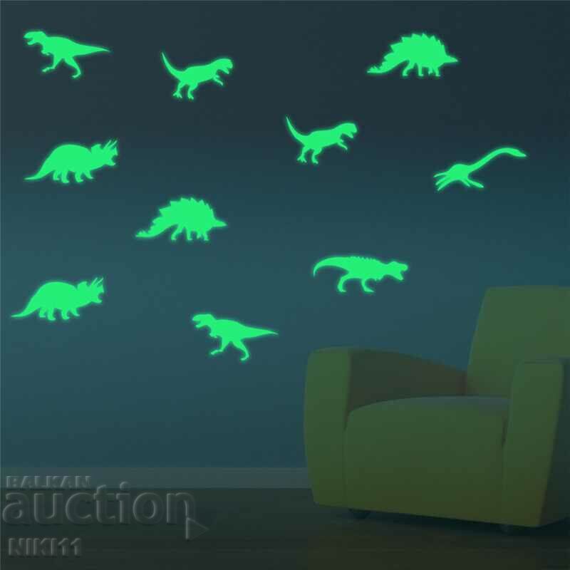 Auction Glowing dinosaurs, decoration for children's room, phosphorescent Auction Glowing dinosaurs, decoration for children's room, phosphorescent