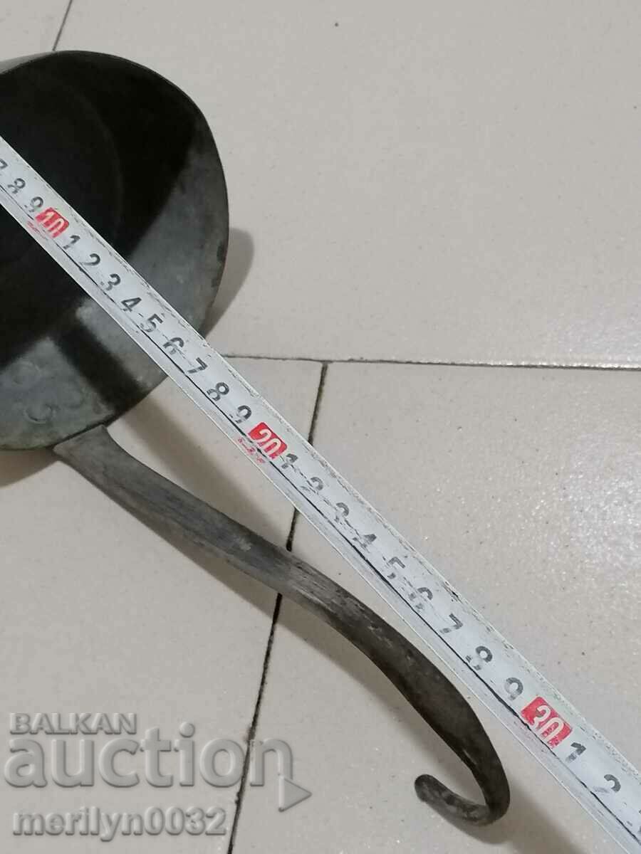 Old copper fountain ladle kishkil cap copper - 5 Old copper fountain ladle kishkil cap copper - 5