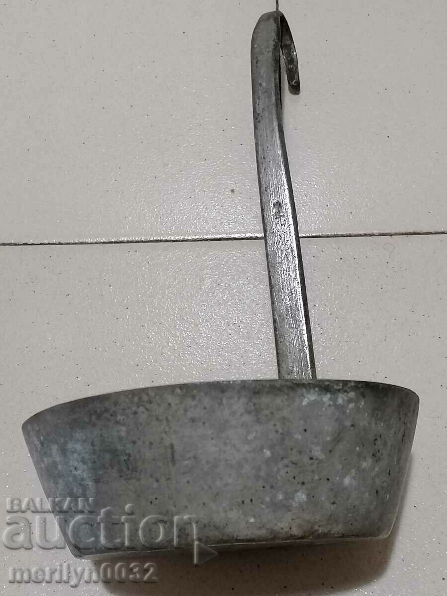 Old copper fountain ladle kishkil cap copper - 7 Old copper fountain ladle kishkil cap copper - 7