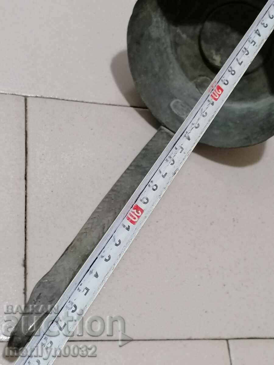 Old copper fountain ladle kishkil cap copper - 6 Old copper fountain ladle kishkil cap copper - 6