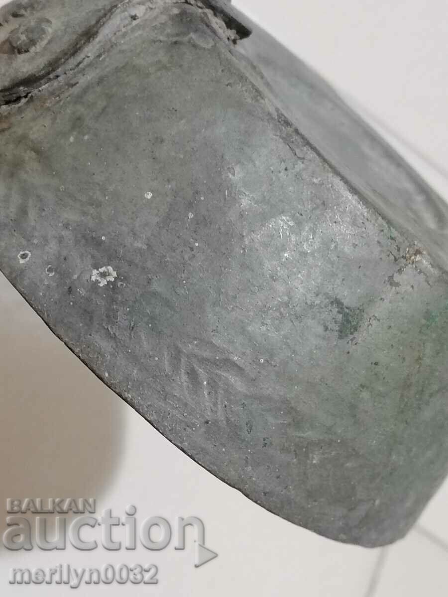 Old copper fountain ladle kishkil cap copper - 7 Old copper fountain ladle kishkil cap copper - 7