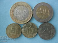 Лот монети турция 2009 г.