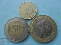 Lot de monede Turcia 2009