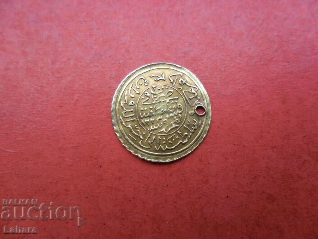 Moneda de aur 1/4 alton 1223 Imperiul Otoman