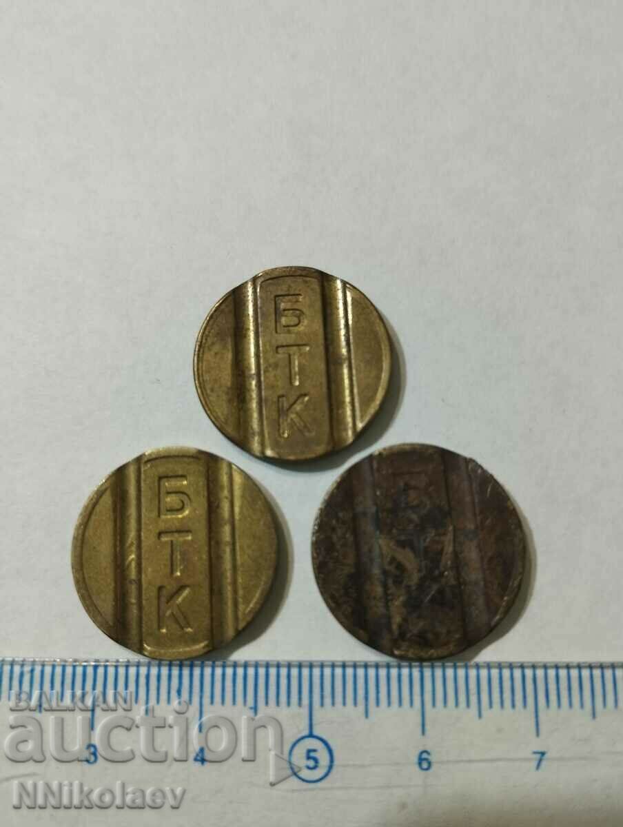 BTC token 3 τεμάχια - 6 BTC token 3 τεμάχια - 6