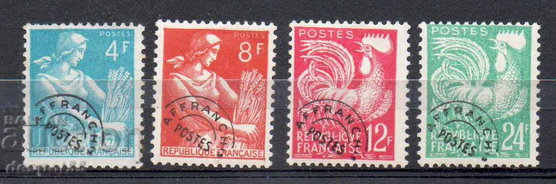 1954. Franţa. Noi timbre de ziar.