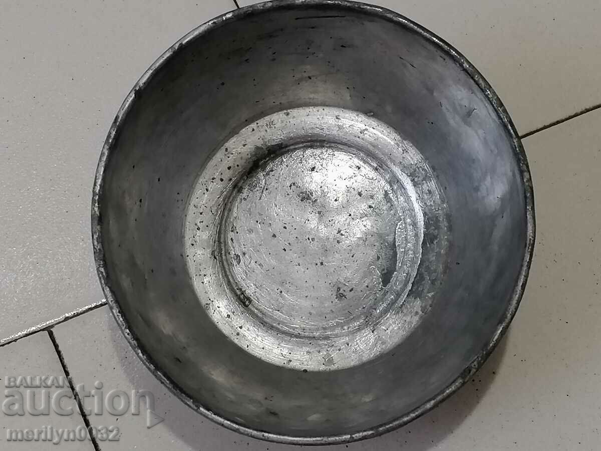 Old tinned bowl sahan panica tas copper vessel copper - 7 Old tinned bowl sahan panica tas copper vessel copper - 7