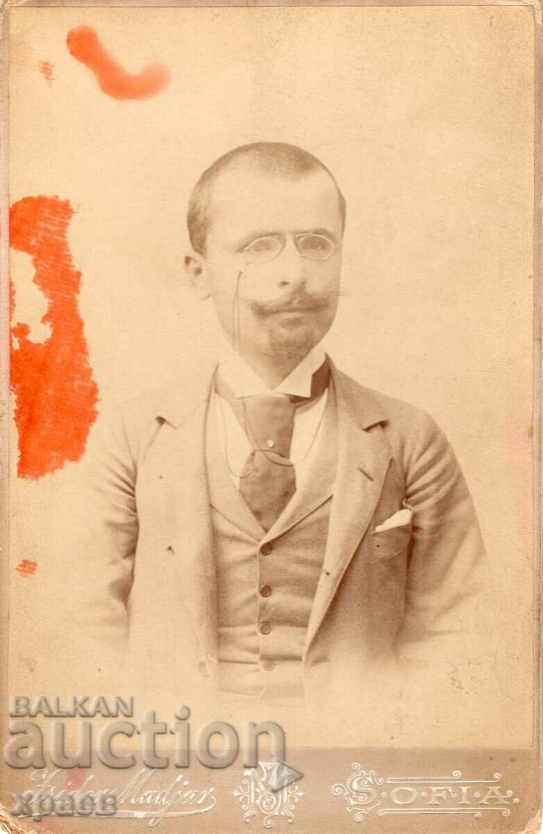 OLD PHOTO - CARDBOARD - ISIDOR MAJAR - SOFIA - 2502