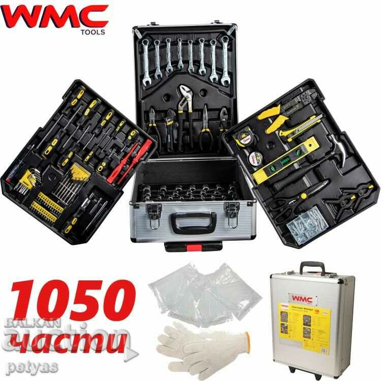 Немски куфар  с инструменти WMC 1050 части
