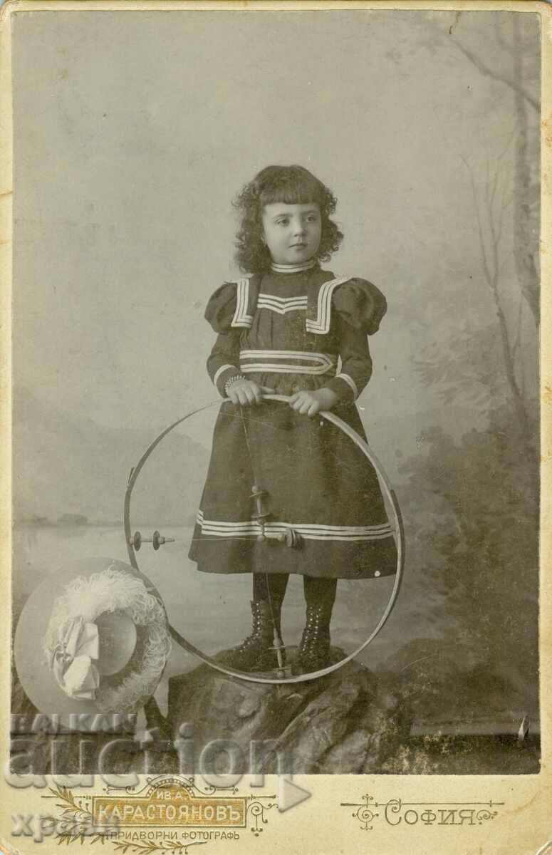 OLD PHOTO - CARDBOARD - IV. KARASTOYANOV - SOFIA - 2377