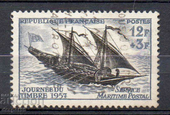1957. Франция. Ден на пощенската марка.