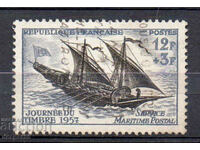 1957. Франция. Ден на пощенската марка.