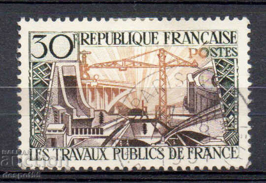 1957. Γαλλία. Δημόσια αντικείμενα.