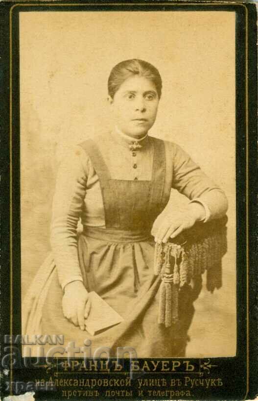 OLD PHOTO - CARDBOARD - FRANCOIS BAUER - RUSE - M0740