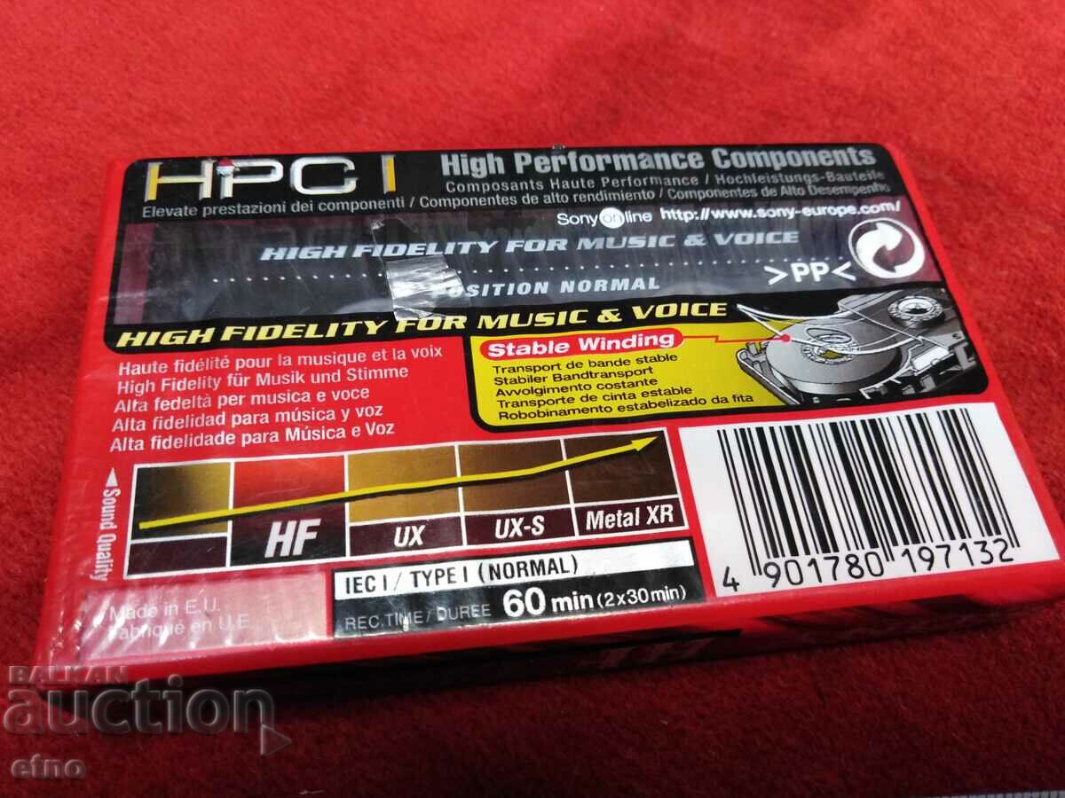 NEW JAPANESE AUDIO CASSETTE -SONY 60,cassette,cassette player with price 15.00 BGN | € 7.67 NEW JAPANESE AUDIO CASSETTE -SONY 60,cassette,cassette player with price 15.00 BGN | € 7.67