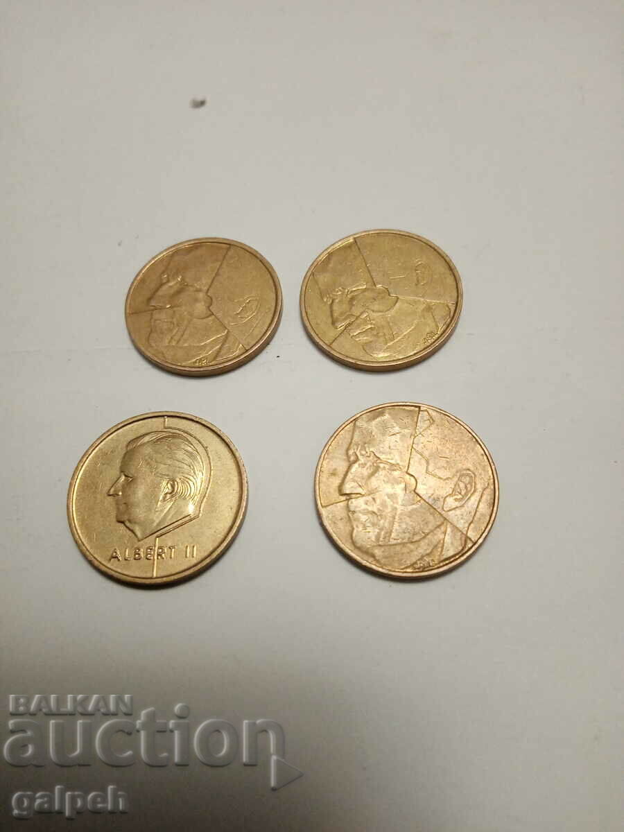 ΝΟΜΙΣΜΑΤΑ ΒΕΛΓΙΟ - 8 τεμ. - 1 BGN - 5 ΝΟΜΙΣΜΑΤΑ ΒΕΛΓΙΟ - 8 τεμ. - 1 BGN - 5