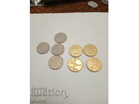 COINS BELGIUM - 8 pcs. - BGN 1