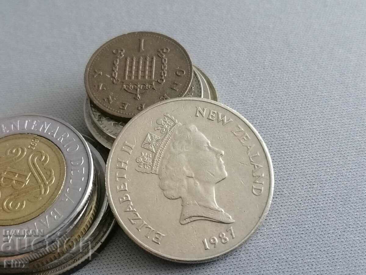 Coin - New Zealand - 20 cents | 1987 with price 5.00 BGN | € 2.56 Coin - New Zealand - 20 cents | 1987 with price 5.00 BGN | € 2.56