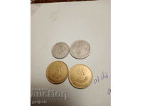 BELGIAN COINS - 4 pcs. - 1 BGN
