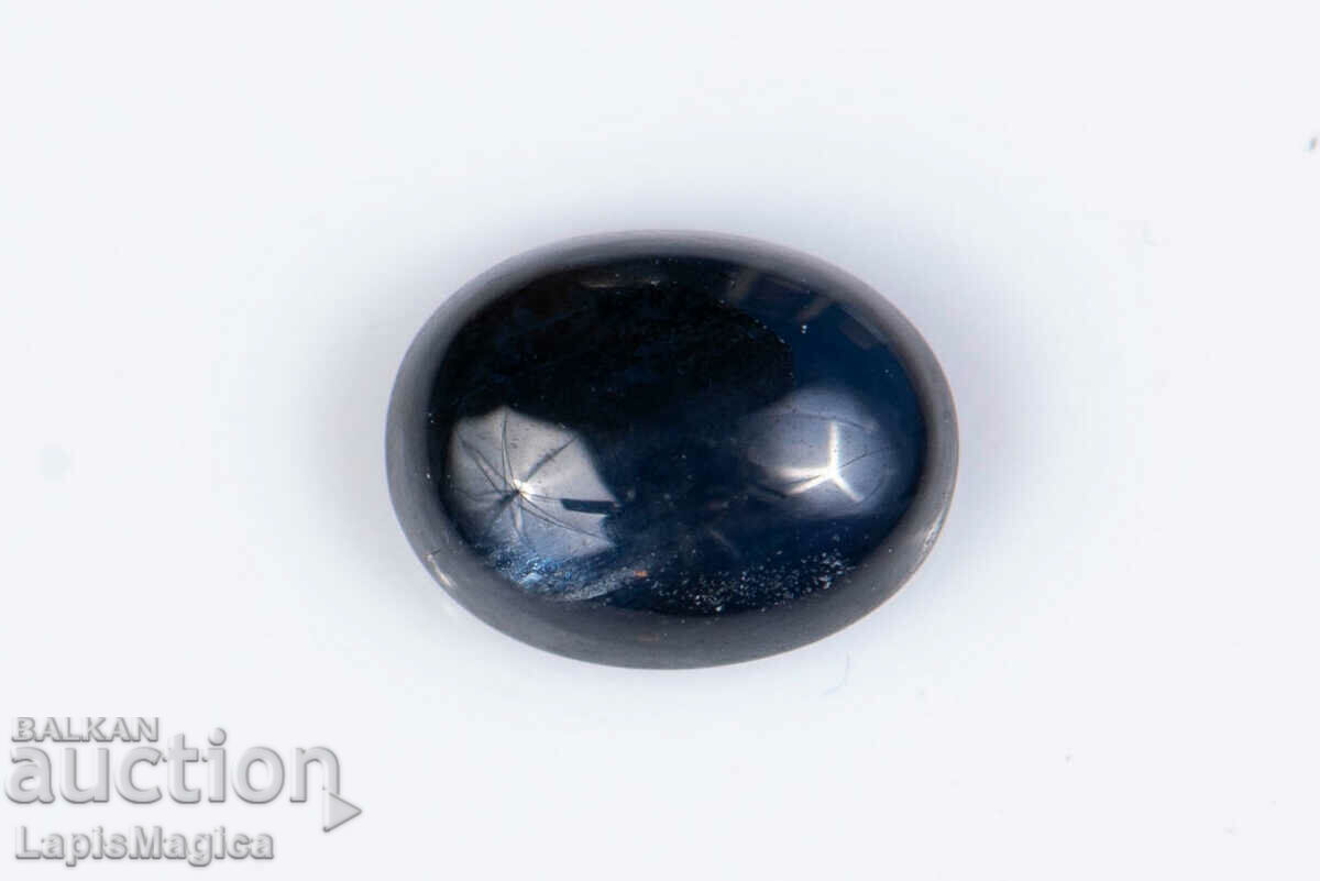 Blue Sapphire 0.89ct Heated Oval Cabochon #1