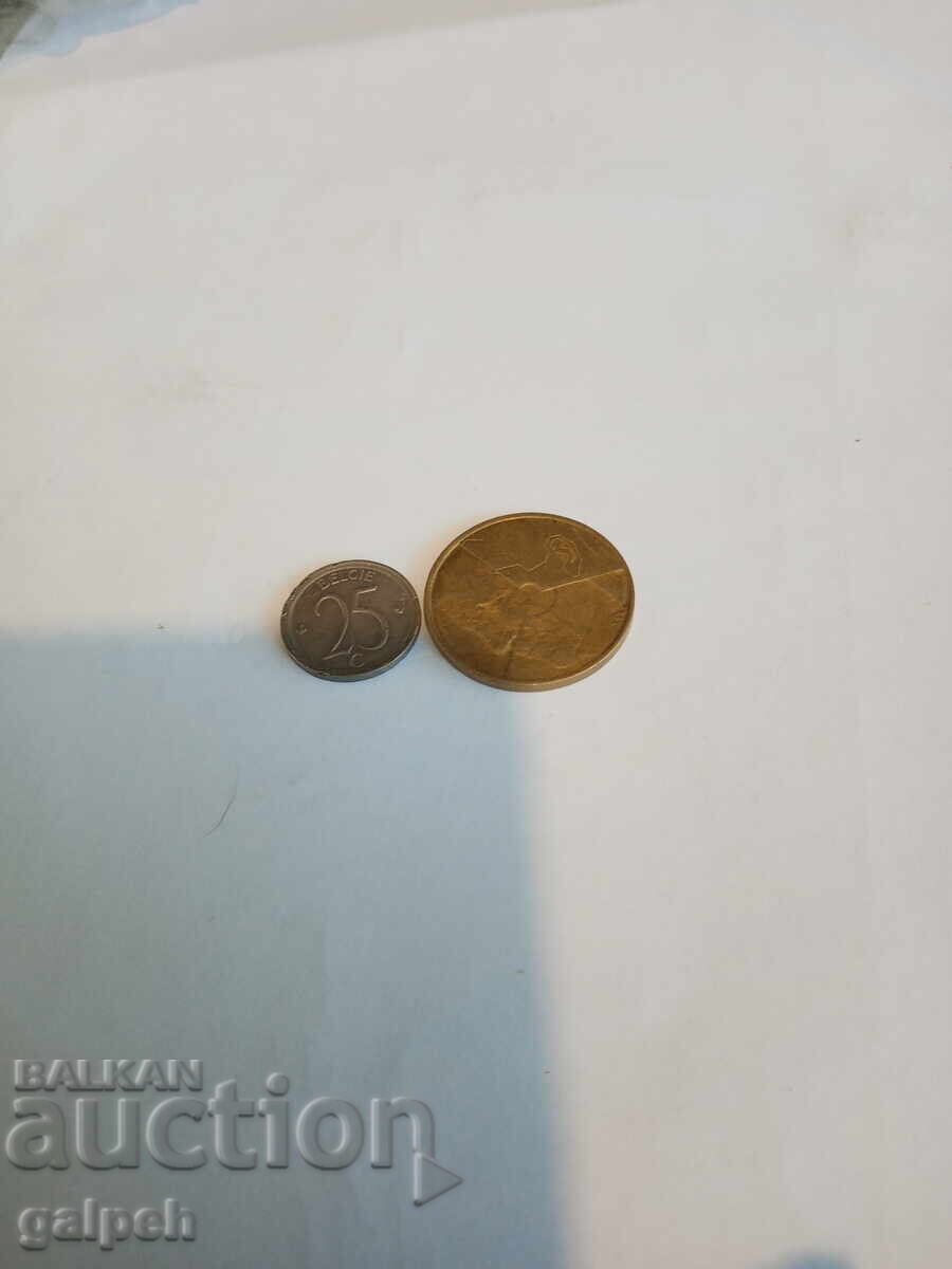 ΒΕΛΓΙΚΑ ΝΟΜΙΣΜΑΤΑ - 2 τμχ - 0.3 lv ΒΕΛΓΙΚΑ ΝΟΜΙΣΜΑΤΑ - 2 τμχ - 0.3 lv