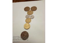 COINS BELGIUM, CUBA, SWEDEN, UKRAINE - 8 pcs. - BGN 1