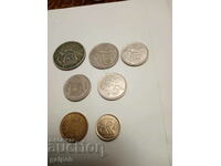SPAIN COINS - 7 pcs. - BGN 1