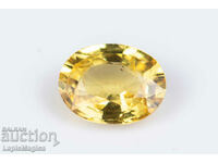 Yellow sapphire 0.36ct oval cut #2