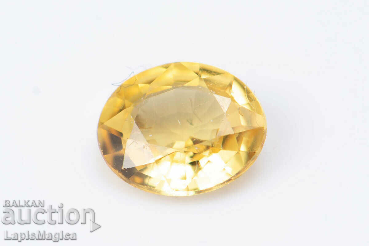 Yellow sapphire 0.30ct oval cut #3
