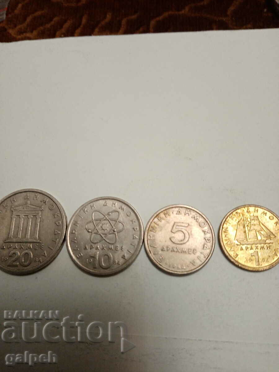 ΝΟΜΙΣΜΑΤΑ ΕΛΛΑΔΑ - 8 τεμ. - 1,2 λέβα με τιμή 1.20 BGN | € 0.61 ΝΟΜΙΣΜΑΤΑ ΕΛΛΑΔΑ - 8 τεμ. - 1,2 λέβα με τιμή 1.20 BGN | € 0.61