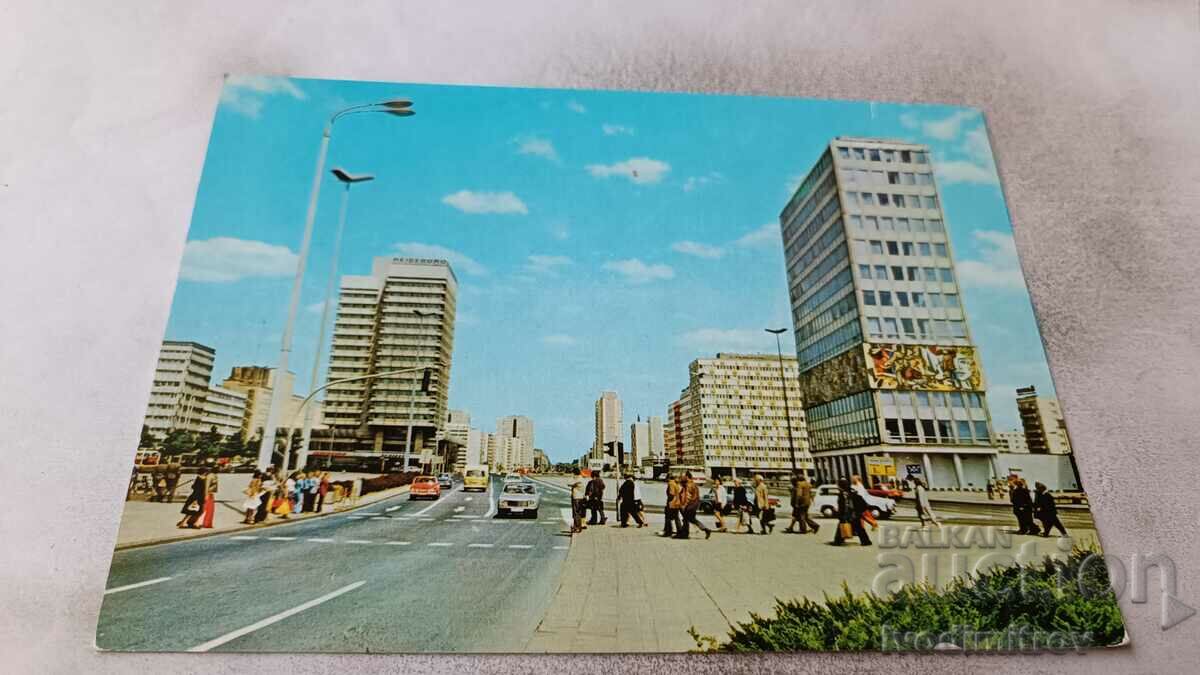 Пощенска картичка Berlin Alexanderplatz 1977