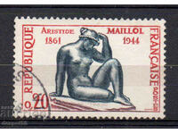 1961. Γαλλία. Aristide Maillot, Γάλλος γλύπτης και χαράκτης.