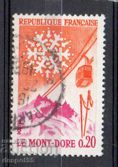 1961. Franţa. Le Mont-Dor, o stațiune renumită din Franța.