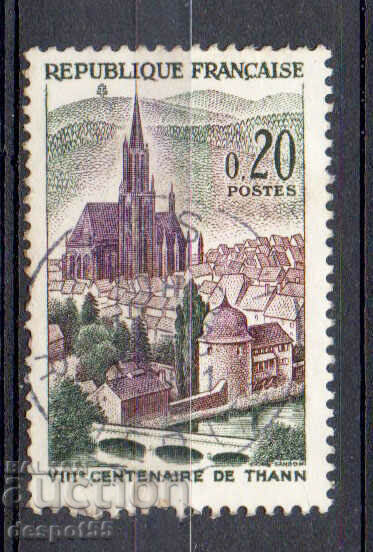1961. Франция. Юбилей на Thann, френска община в Елзас