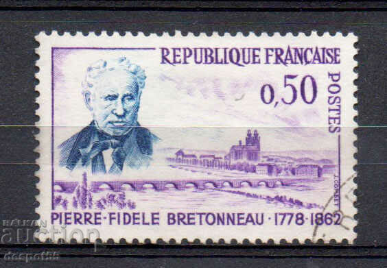 1962. Франция. Pierre Bretonneau (1778-1862), френски лекар.