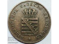 Saxonia 2 Pfennig 1865 Germania - destul de rar